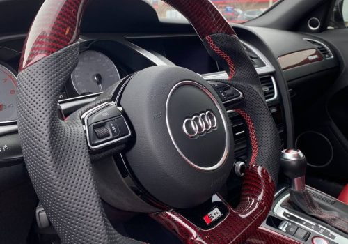 Galaxy Customs - Audi - Red Black Carbon Fiber