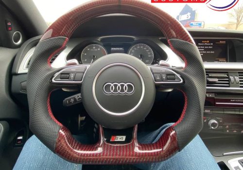 Galaxy Customs - Audi - Red Black Carbon Fiber