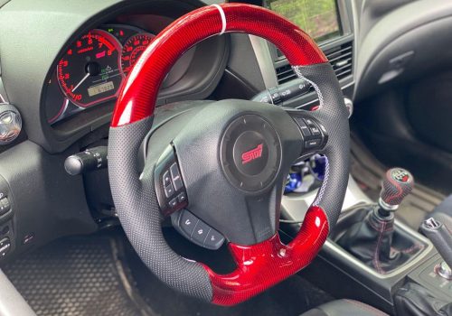 Galaxy Customs - Subaru STi - Red Carbon Fiber
