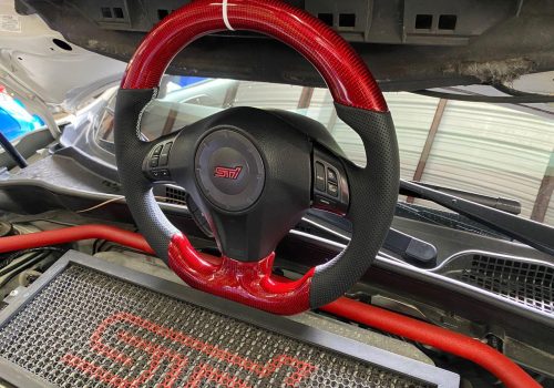 Galaxy Customs - Subaru STi - Red Carbon Fiber