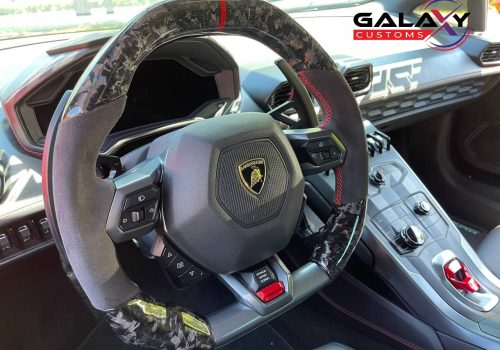 Galaxy Customs - Lamborghini Huracan - Forged Carbon Steering Wheel