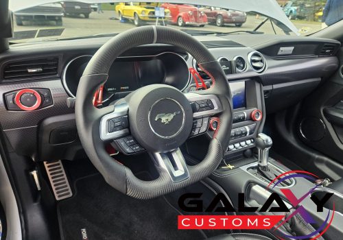 Galaxy Customs - Custom OEM Steering Wheel - Ford Mustang - Dry Carbon Fiber