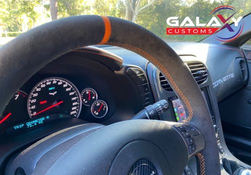 Galaxy-Customs-Corvette-Z06-OEM-Grey-Alcantara-Orange-Stitching