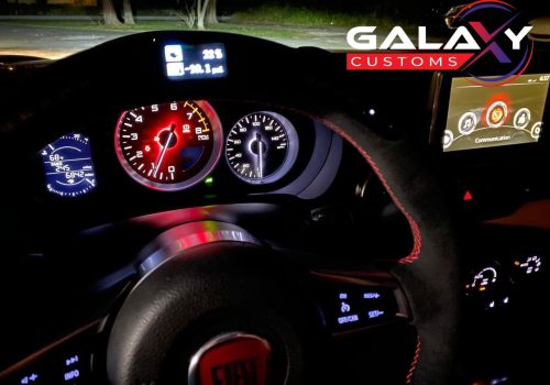 Galaxy Customs - Fiat 124 - Alcantara - LCD Display