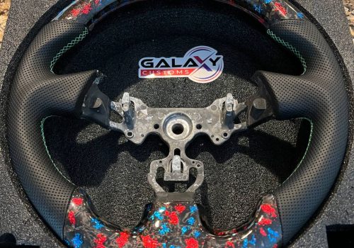Galaxy Customs - Toyota Supra - Forged Carbon with Red and Blue Flake